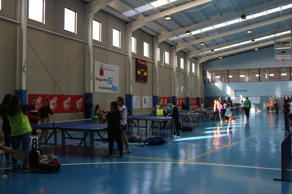 Final de tenis de mesa de Deporte en Edad Escolar