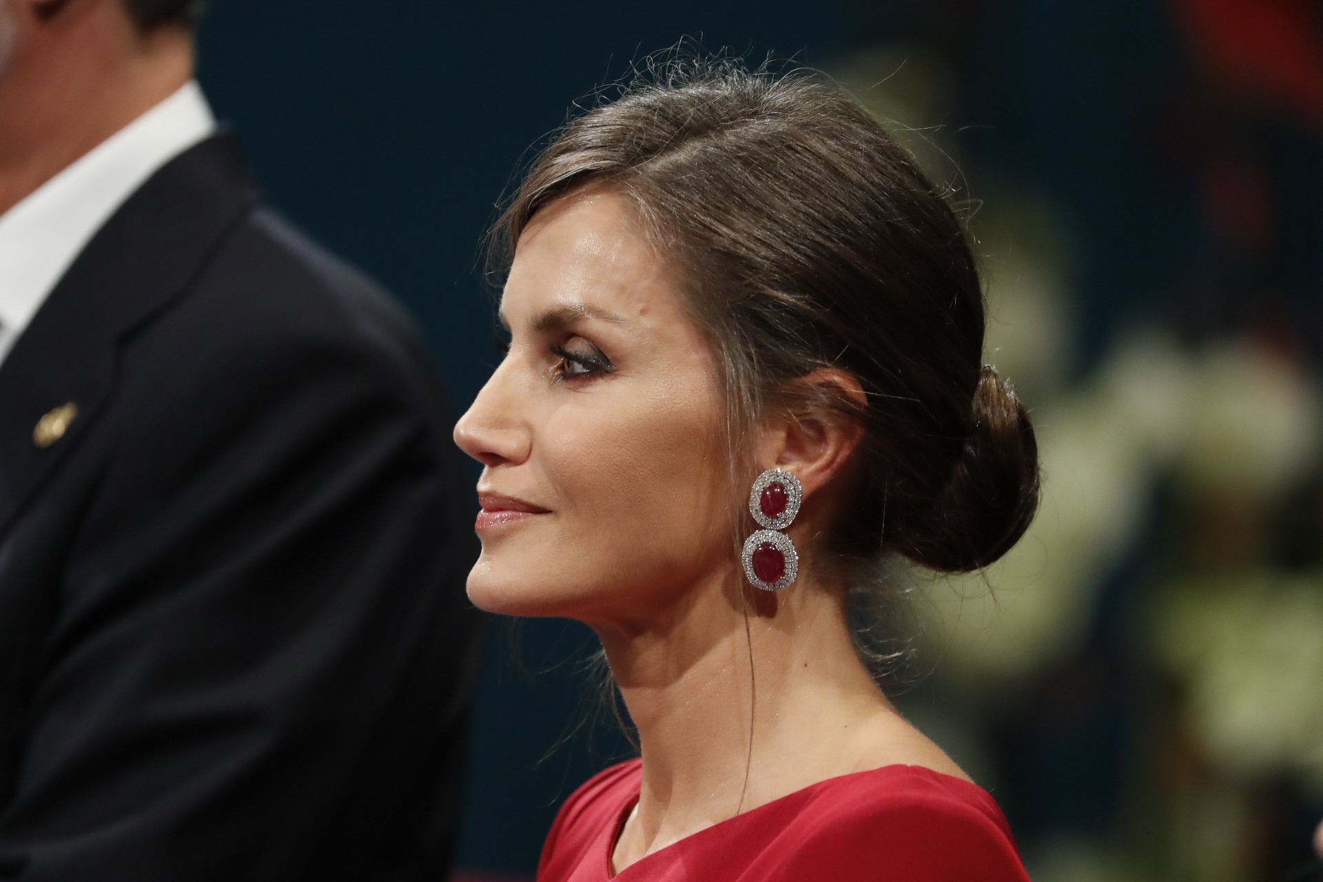 La reina Letizia de Felipe Varela en los Premios Princesa de Asturias 2019.