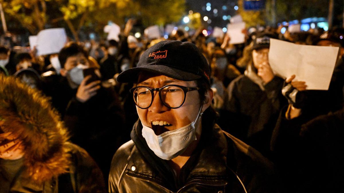 Ola de protestas contra las restricciones de la política 'cero Covid' en China