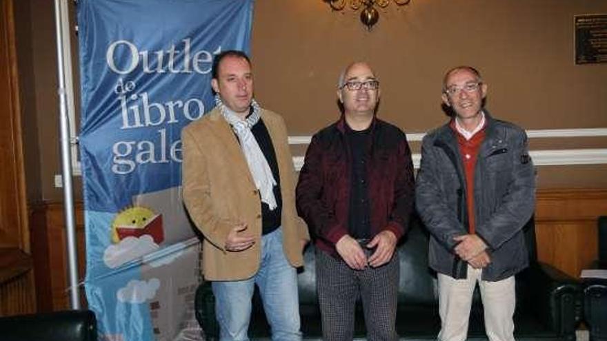 José Luis Troitiña, Xosé Manuel Aldea y Javier Paz.  // Iñaki Osorio