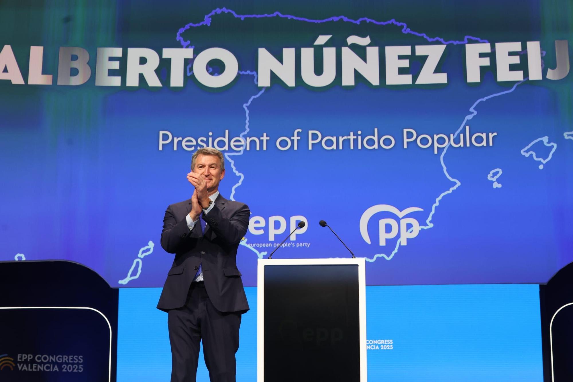 Todas las fotos de la segunda jornada del congreso del PP europeo en València