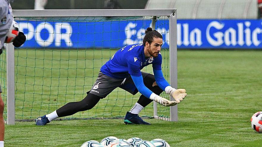 Lucho García deja a medias la portería