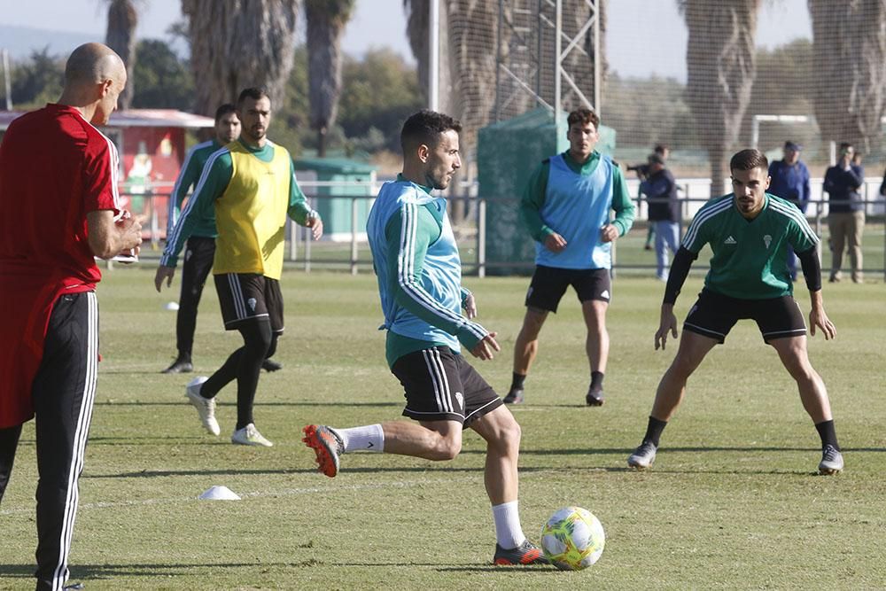 Primer entrenamiento de Raúl Agné con el Córdoba CF