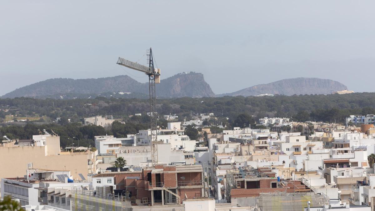 Housing development in Santa Eulária.