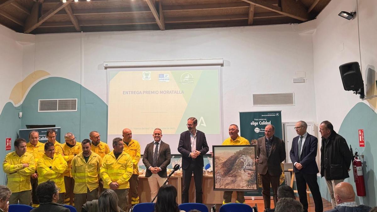 Entrega del premio Moratalla al Plan Infoca.