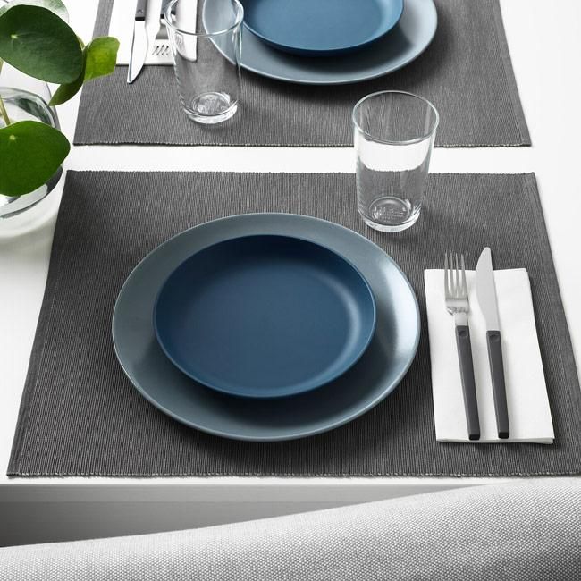 Plato llano de plástico PLA renovable