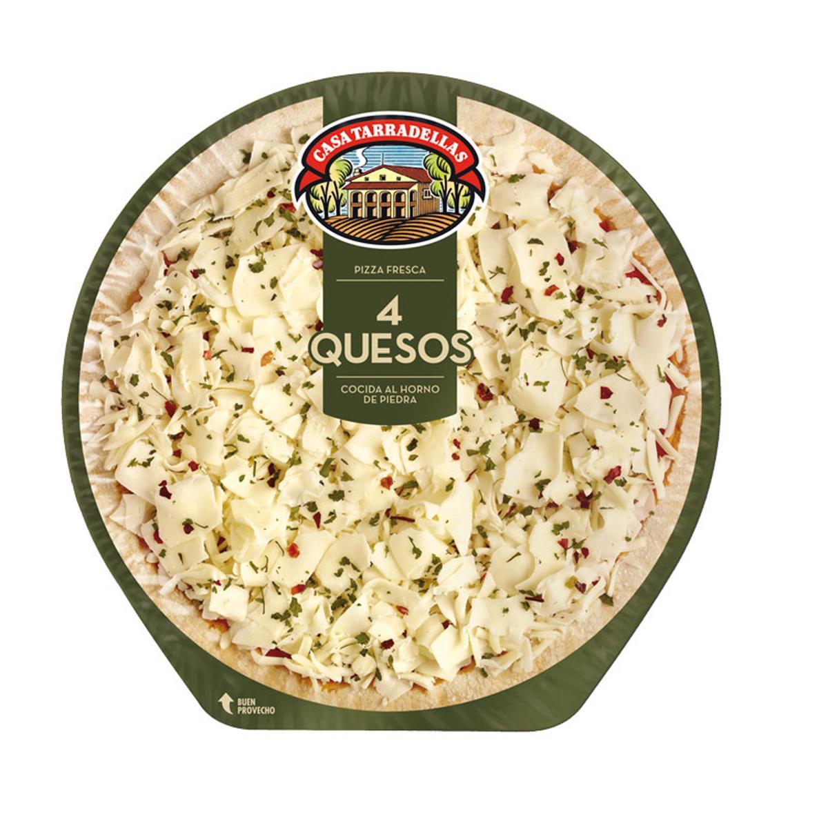 Pizza cuatro quesos de Casa Tarradellas