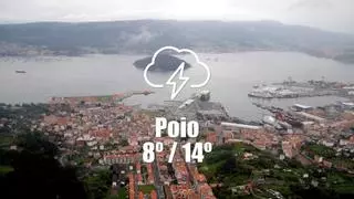 El tiempo en Poio: previsión meteorológica para hoy, miércoles 18 de febrero