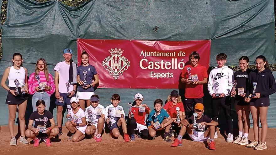 El Club de Tenis Castellón pone el broche al 2022 con hasta 10 finales