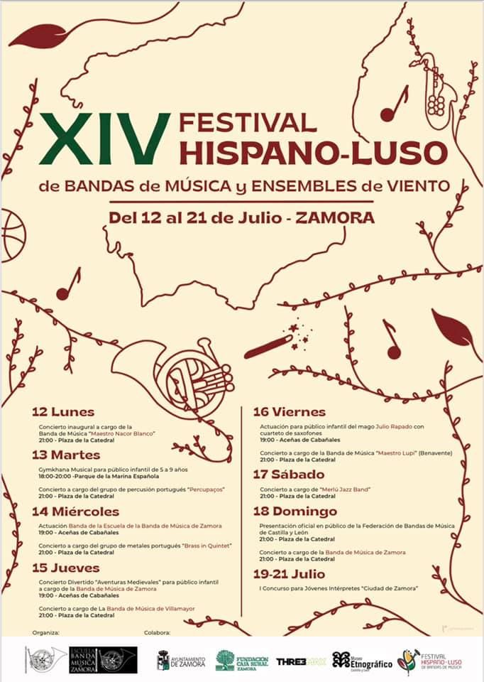 Cartel Festiva Hispano-Luso de Bandas de Música y Ensembles de Viento