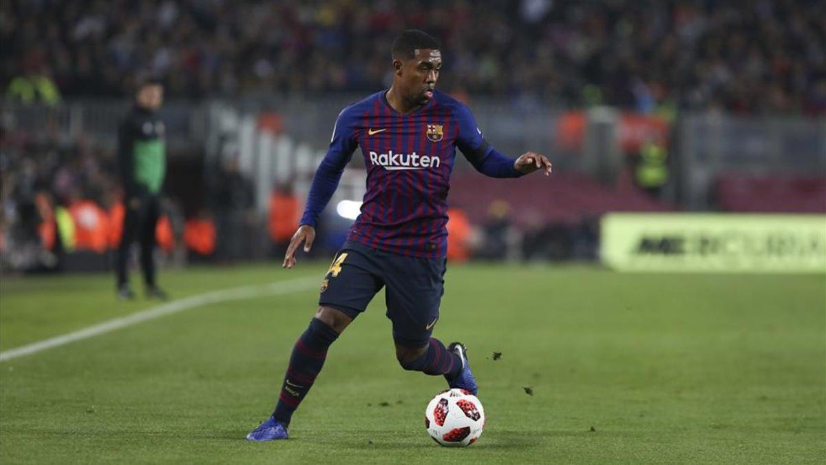 Malcom salió en la recta final del FC Barcelona - Leganés