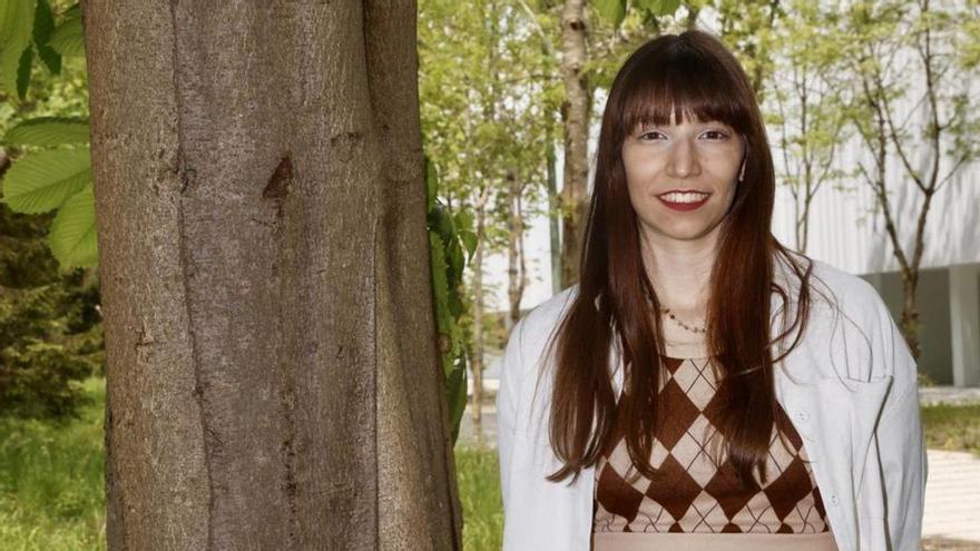 Inés Calvete, en el exterior del IPLA. | MIKI LÓPEZ