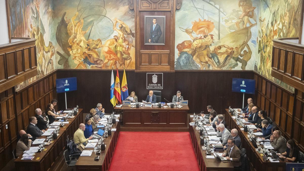Pleno del Cabildo de Gran Canaria.