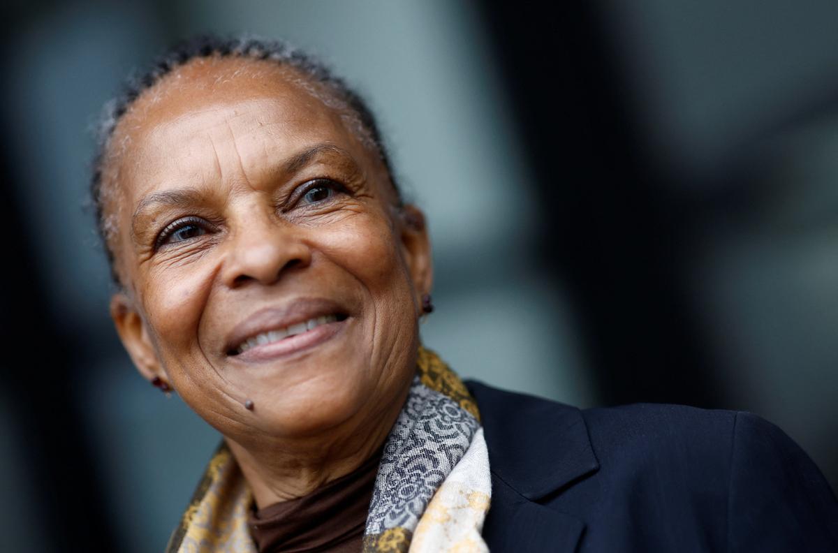 La exministra de Justicia y candidata a la presidencia de Francia, Christiane Taubira.