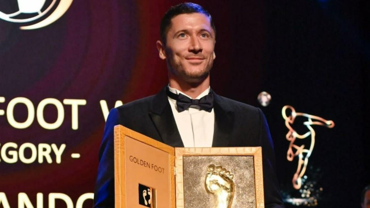 Lewandowski gana el Golden Foot 2022