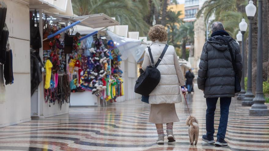 La borrasca Juan deja la primera lluvia en Alicante en cuatro meses