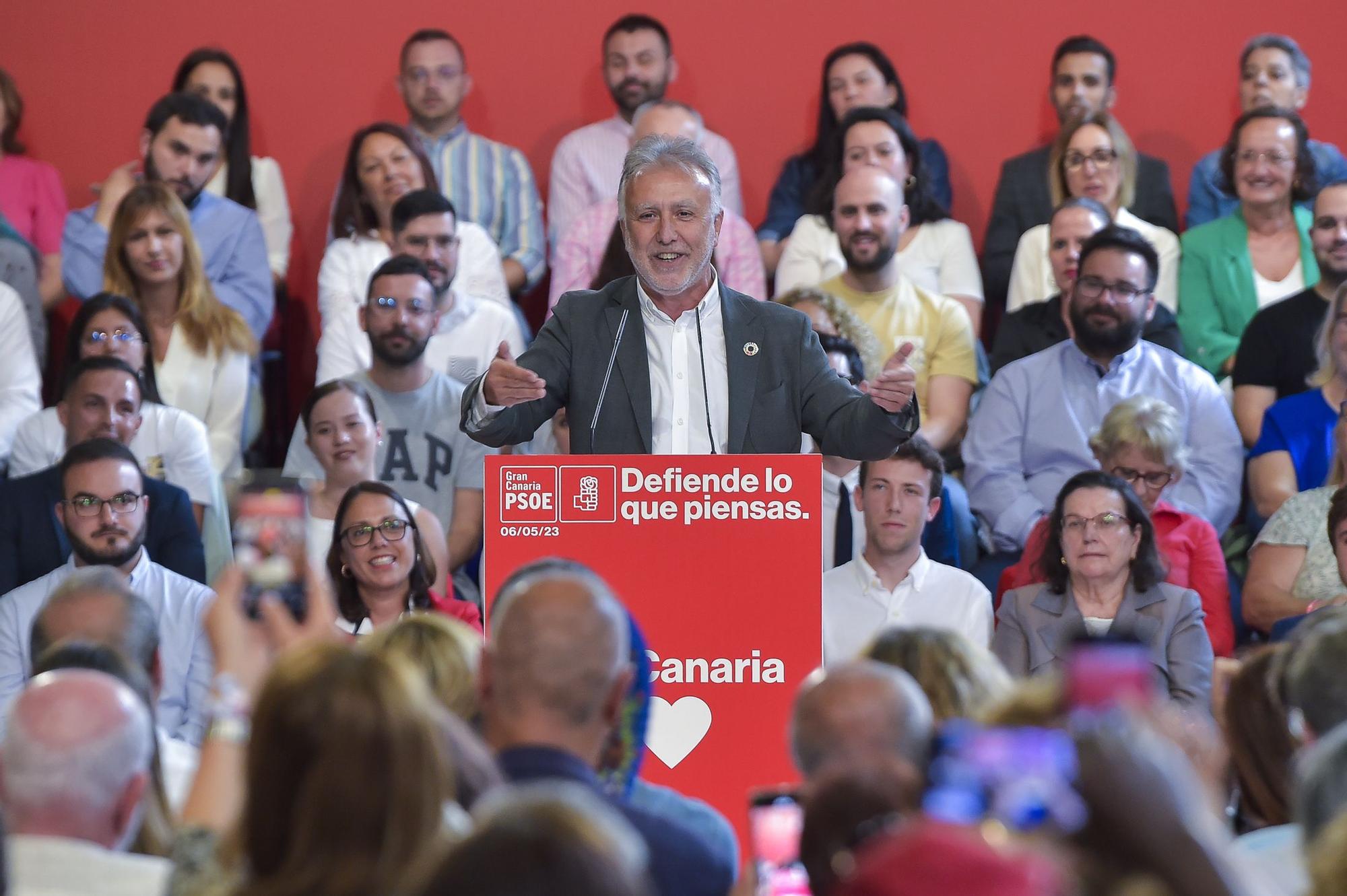 Mitin de Pedro Sánchez en Gran Canaria