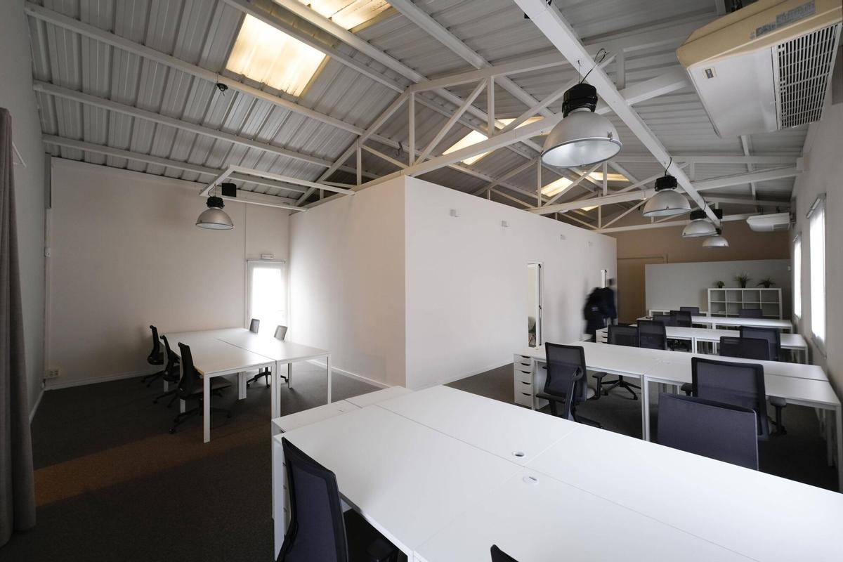 Espacio que ocupará el futuro vivero empresarial de la Swiss Business School (SBS) en el Poblenou