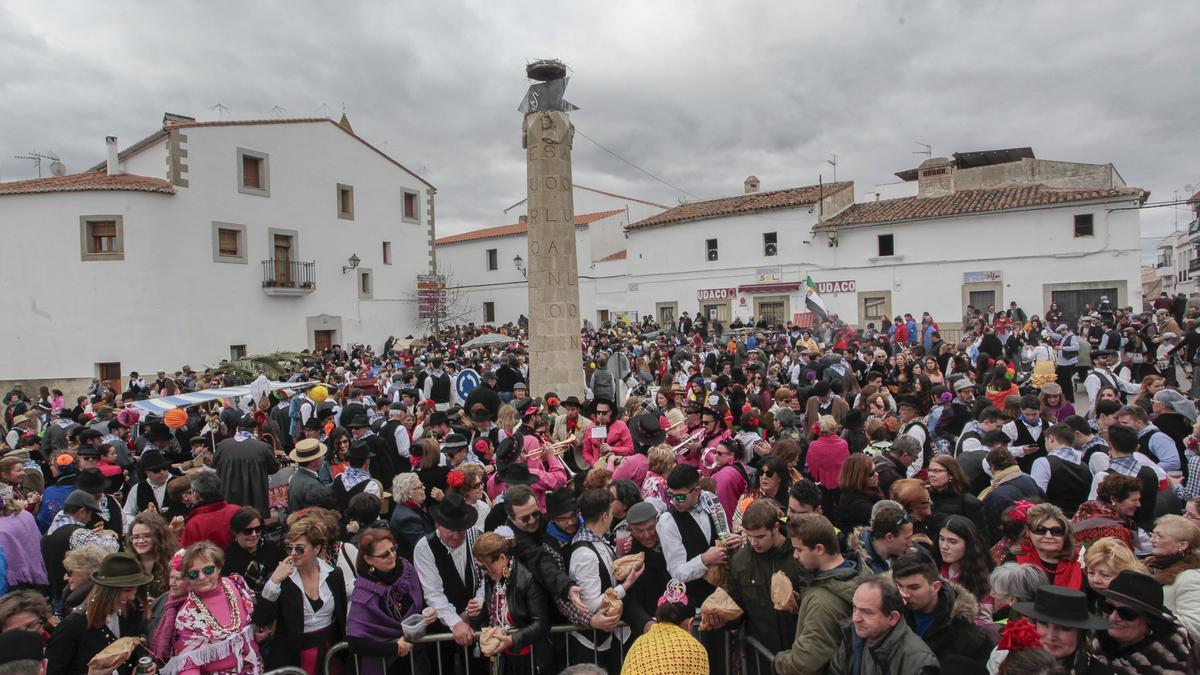 Imagen de archivo de la Fiesta de la Patatera en Malpartida de Cáceres.