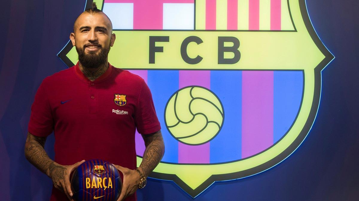 El chileno Arturo Vidal, nuevo fichaje del Barça.