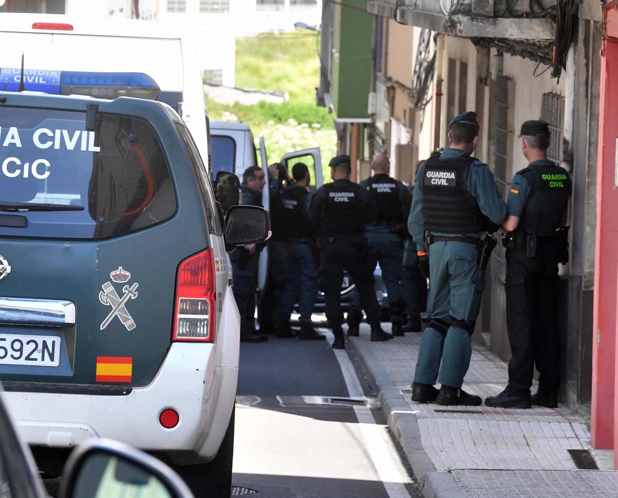 Operación policial contra el tráfico de drogas en Meicende