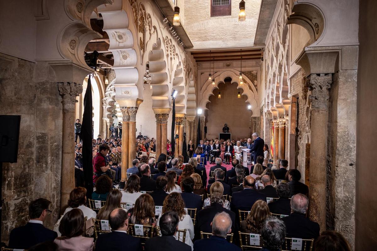 Celebración del Día de Aragón en La Aljafería.