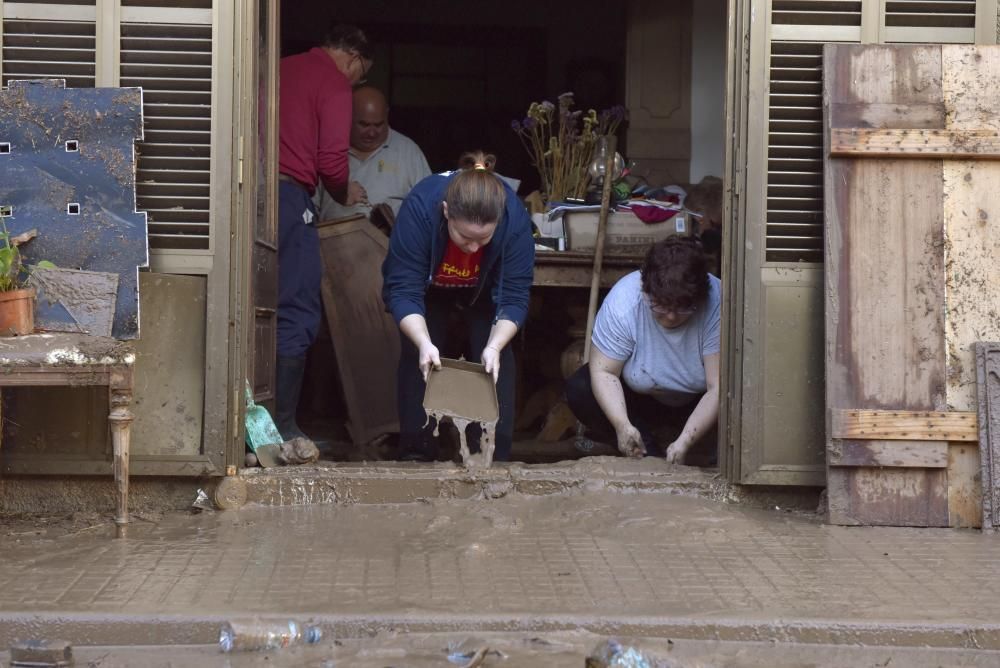 El día después de la inundación en Sant Llorenç.