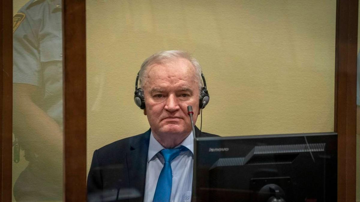 Ratko Mladic, durante la apelación en La Haya