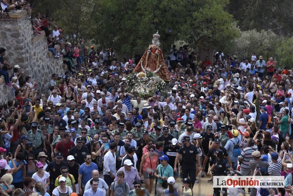 Romería de la Virgen de la Fuensanta: Llegada al S