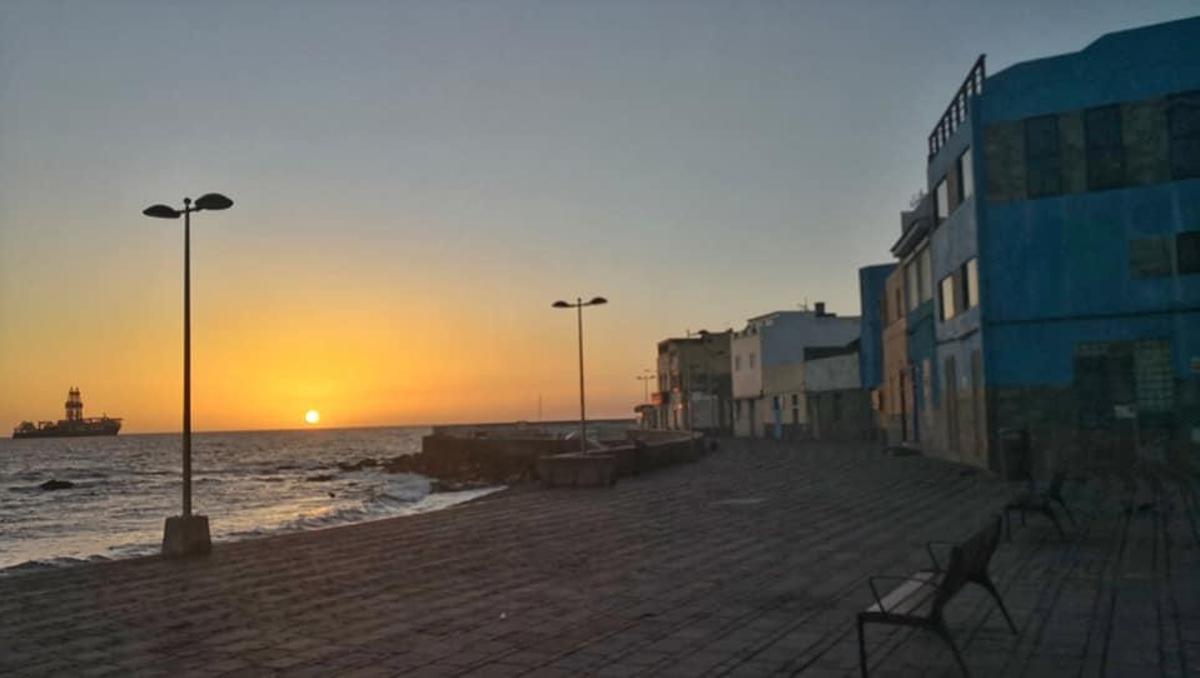 Amanecer en el barrio marinero de San Cristóbal