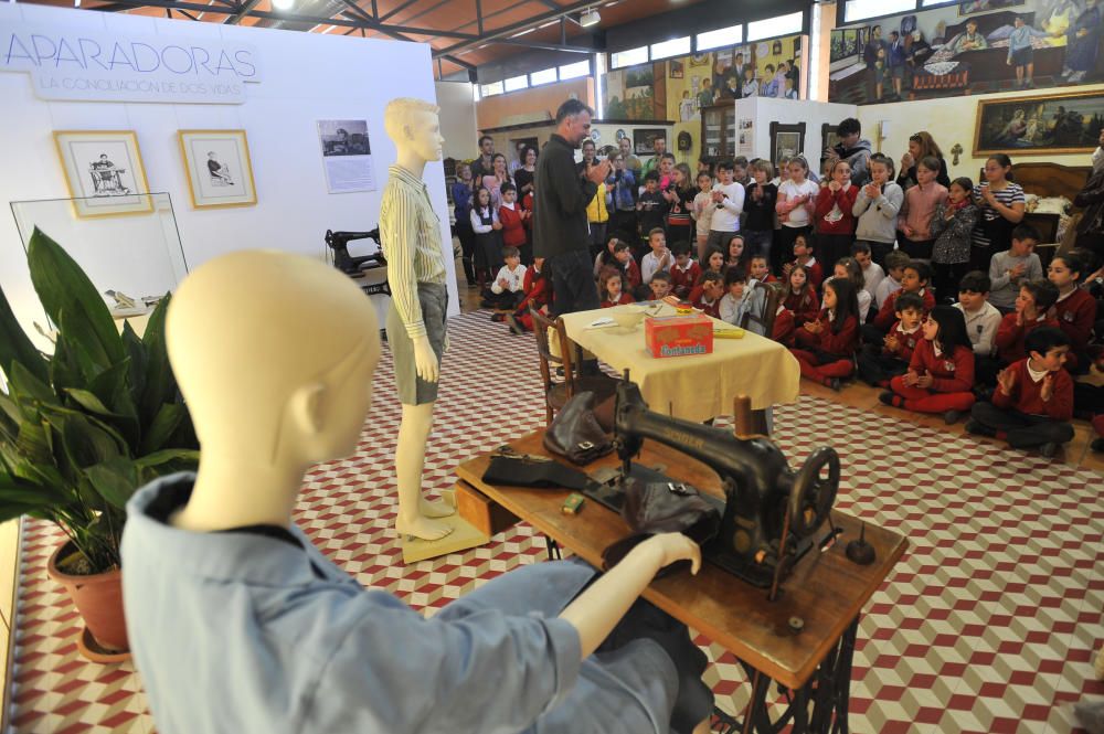 Exposición de las aparadoras en el Museo de Pusol