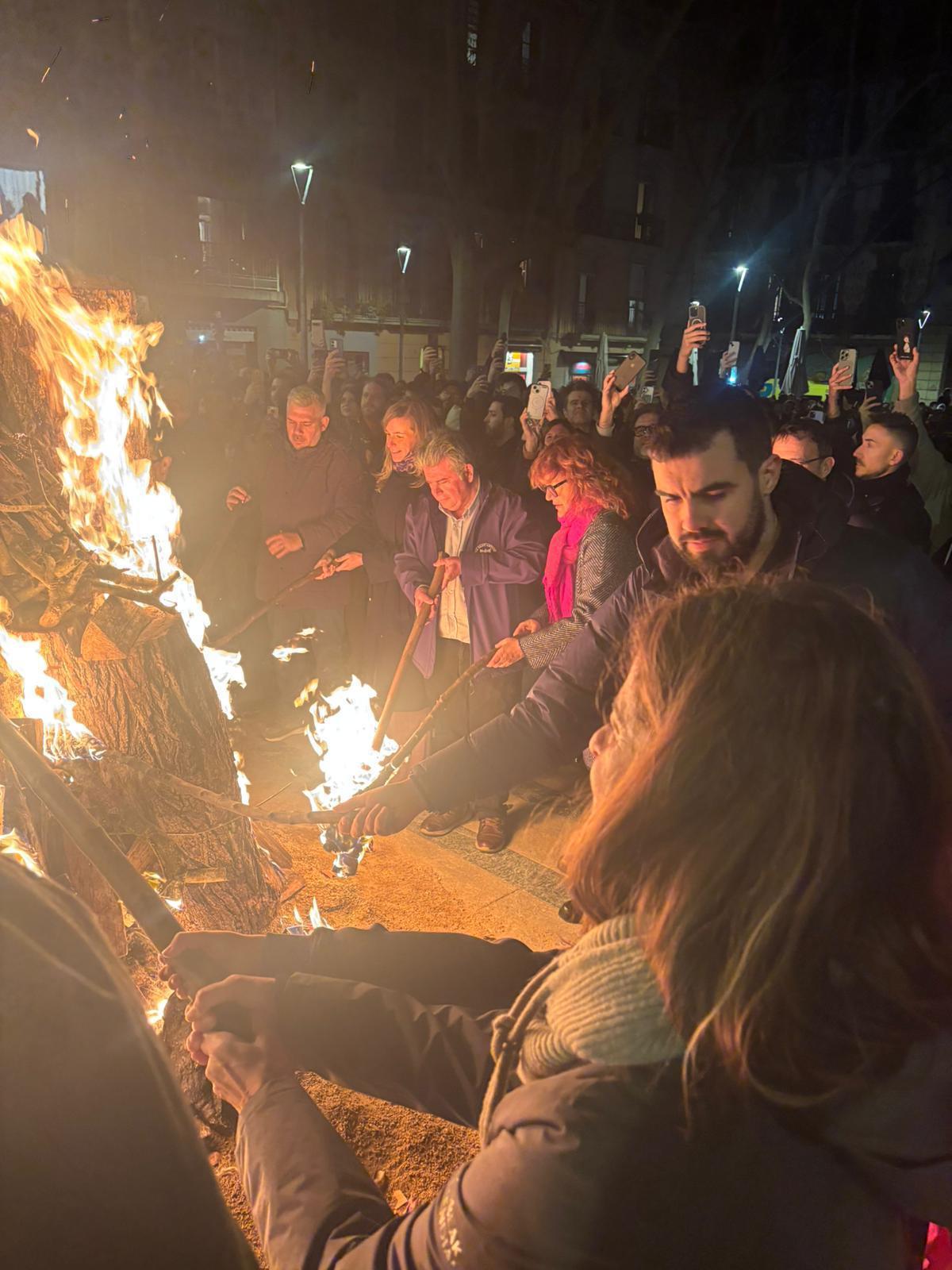 Las imágenes de la fiesta de Sant Antoni de Gràcia