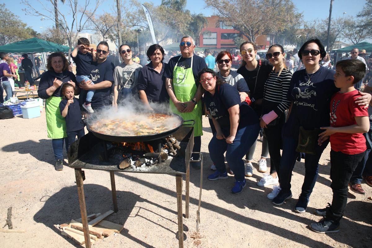 Una imagen de archivo del concurso de paellas de las fiestas.