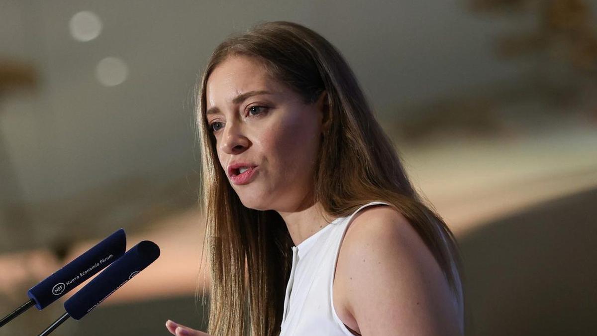 Ester Muñoz, portaveu del PP al Congrés. | ALEJANDRO MARTÍNEZ VÉLEZ / EUROPA PRESS