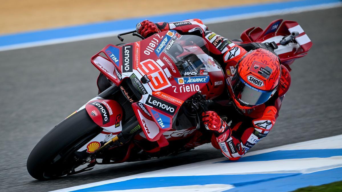 Marc Márquez, piloto de Ducati, en un GP reciente