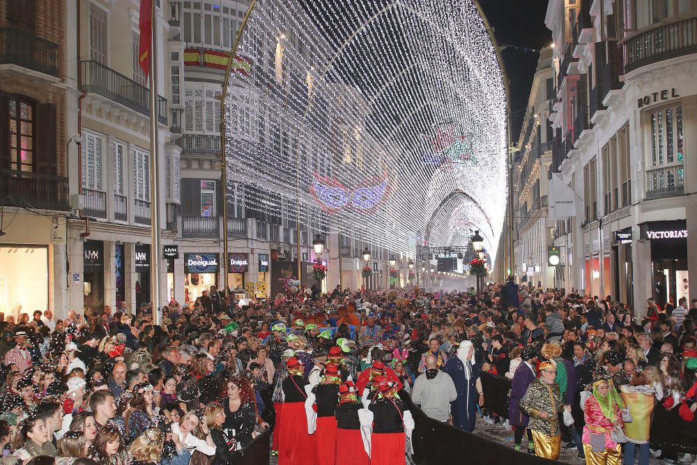 Sábado de carnaval en Málaga