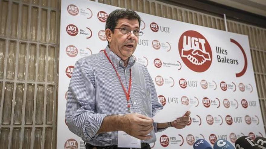 El secretario de Organización estatal de UGT, José Javier Cubillo, se ha puesto al frente de la nueva gestora balear.