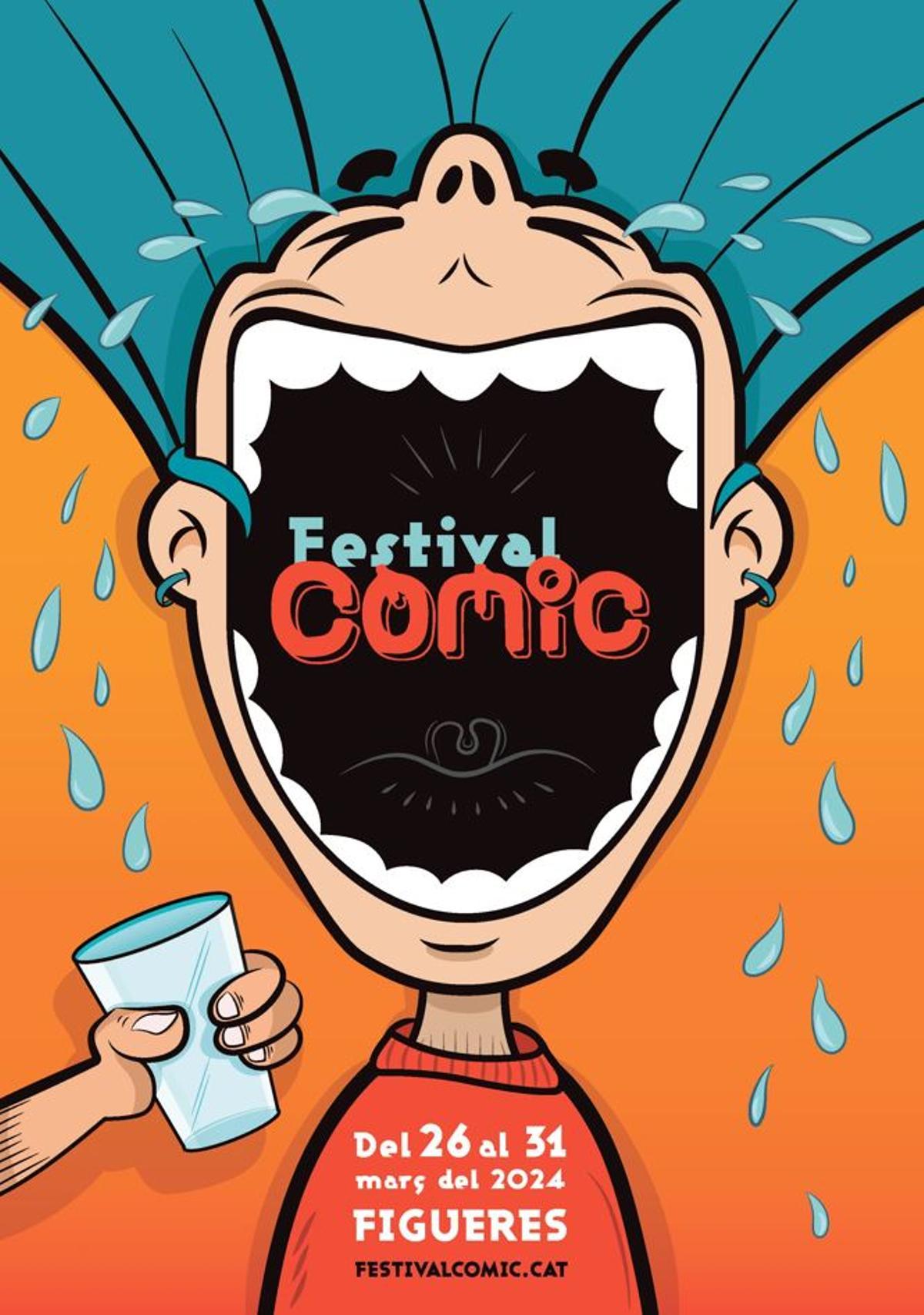 Cartell del Festival Còmic de Figueres 2024.