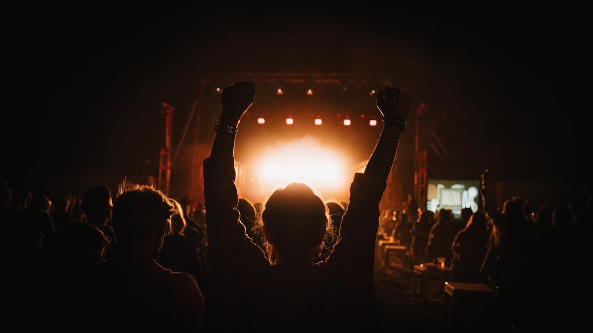 Ambiente durante un concierto pasado en el Festival Brizna de Ayerbe