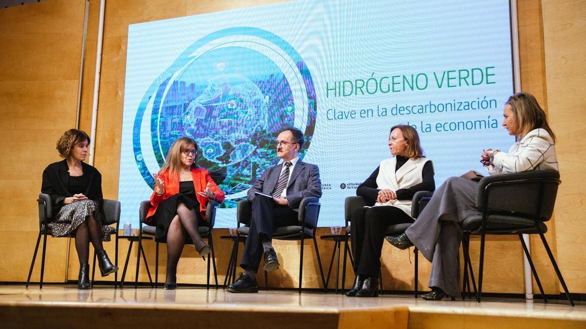 Participantes en el coloquio sobre hidrógeno verde