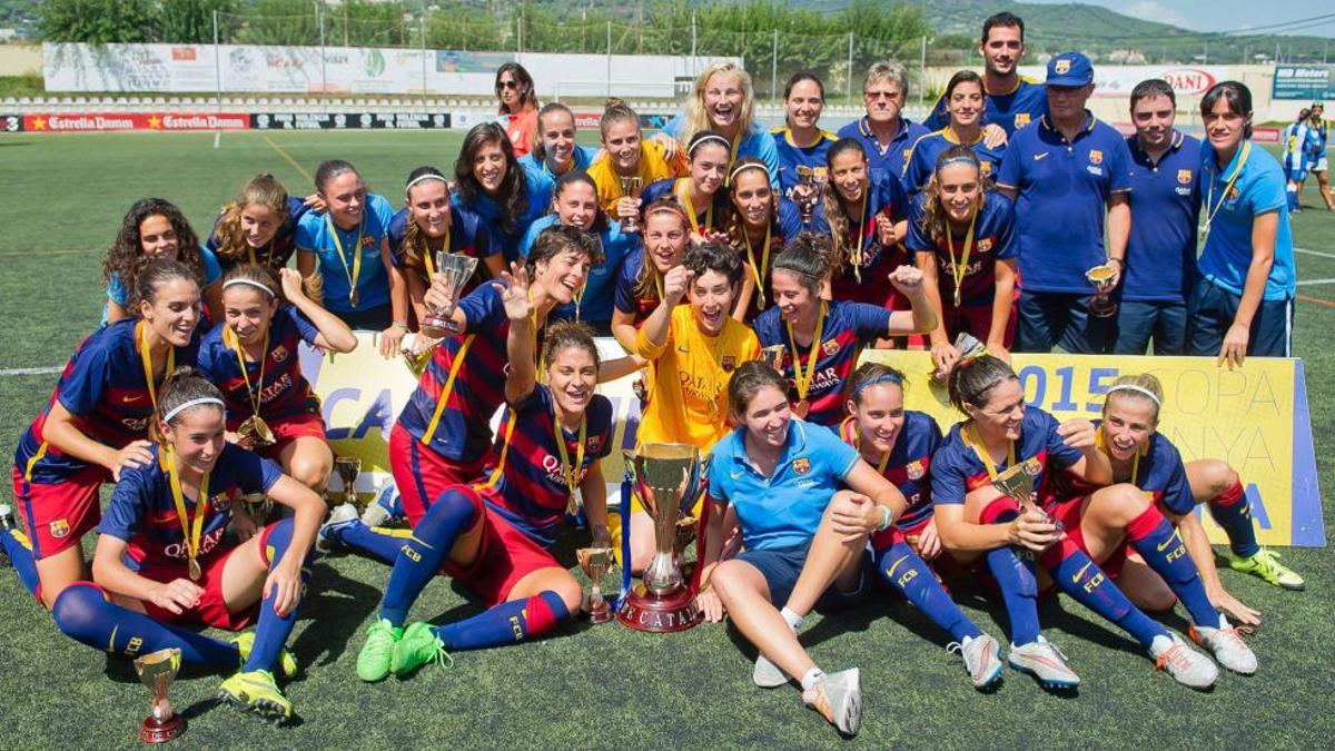 El Barça ganó la Copa Catalunya en 2016, la temporada de la profesionalización