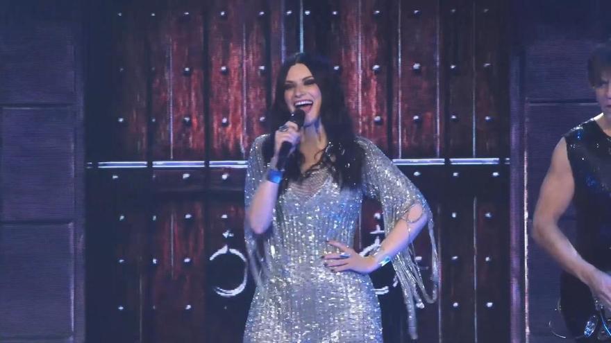 Laura Pausini arranca su gira mundial en Pamplona