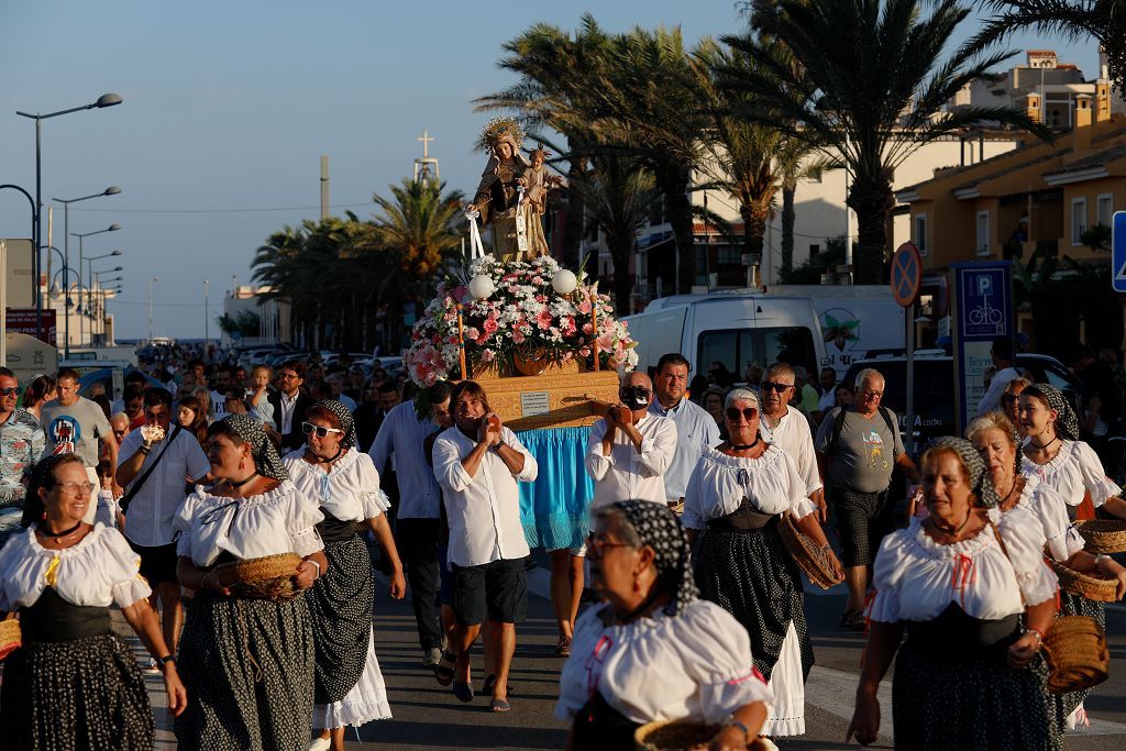 Procesión de la Virgen en Cabo de Palos y Los Nietos