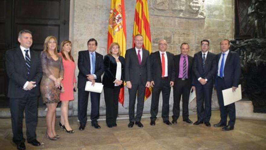 El acto se celebró en el Palau de la Generalitat.