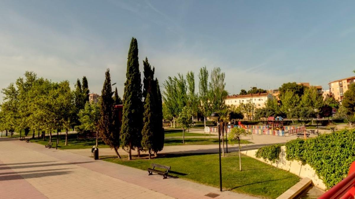 Los tres jóvenes perpetraron el robo en el parque de la Sedetenia de Zaragoza.