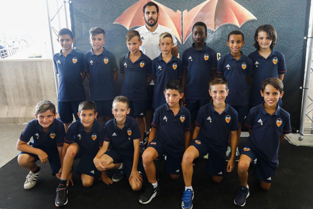 Photocall en la presentación del Centenario del Valencia CF