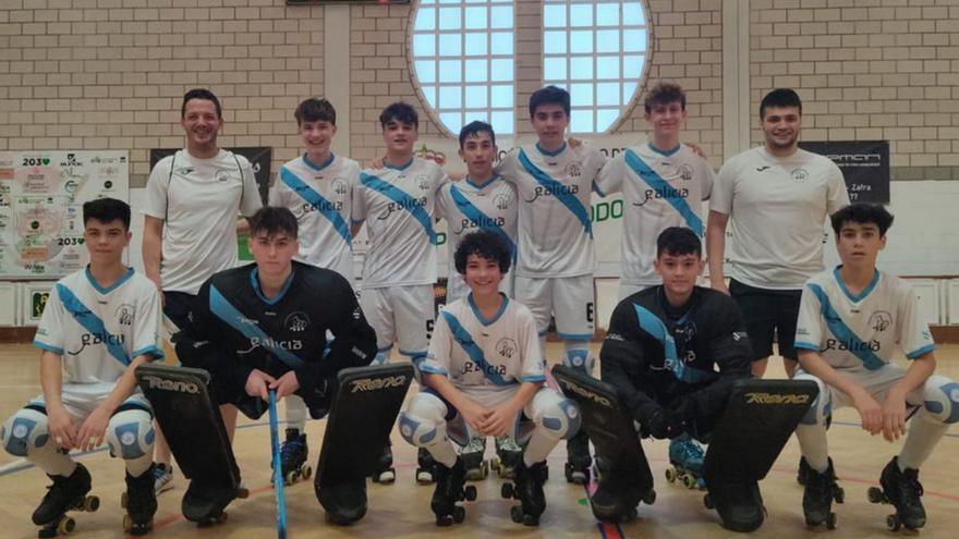 El equipo masculino sub 15 de Galicia. |  // LA OPINIÓN