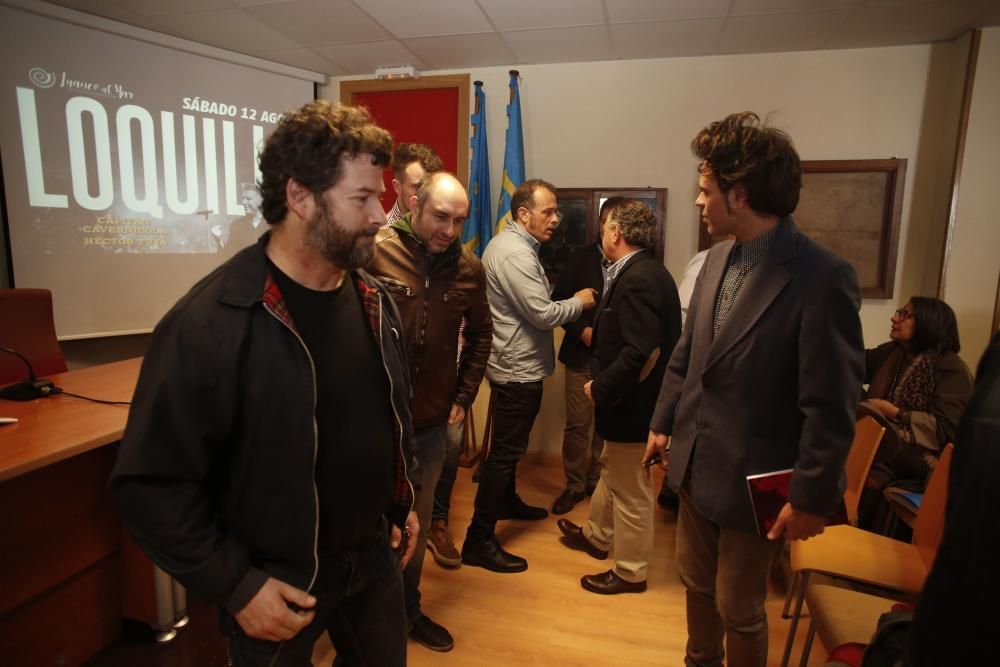 Presentación del festival de música en el Museo Marítimo de Luanco