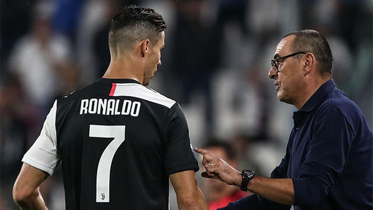 Sarri da el parte sobre Cristiano