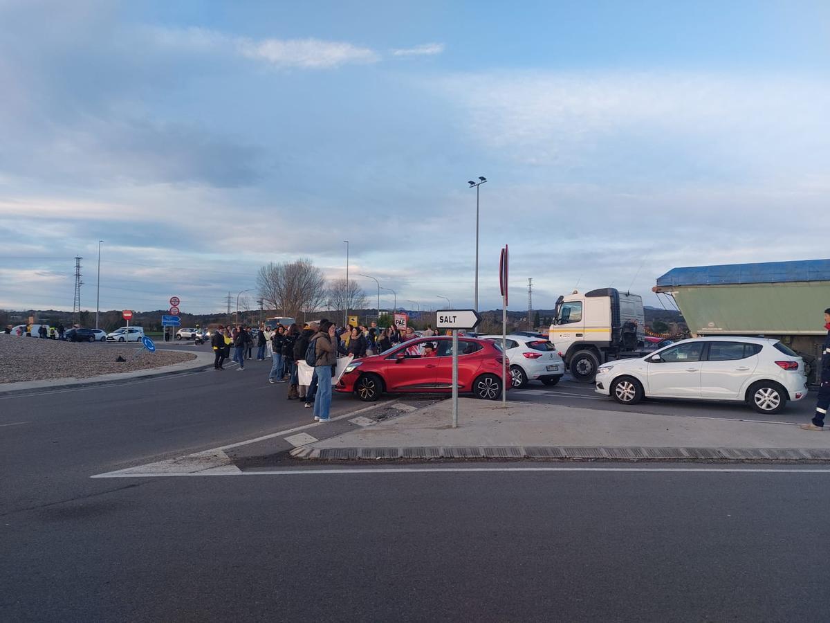 Les imatges de la vaga de professors a Salt